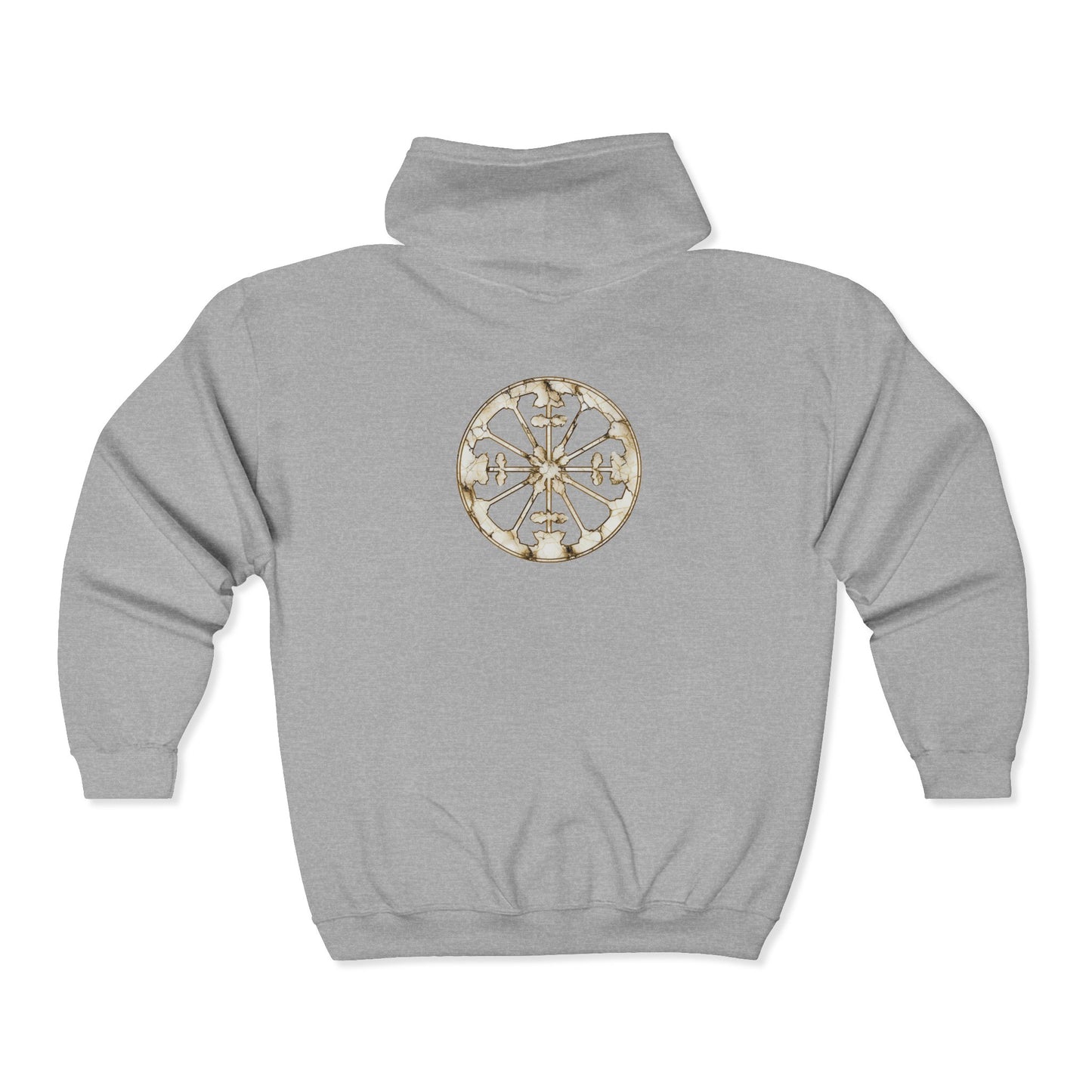 FIRST PRESS - HUMAN EDITION - UNISEX HEAVY BLEND™ ZIP HOODIE - "ETERNAL DEVOTION"