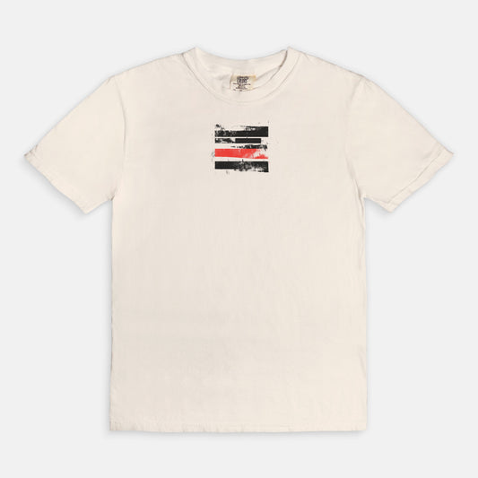 FIRST PRESS - HUMAN EDITION - UNISEX TEE - "Red Line"