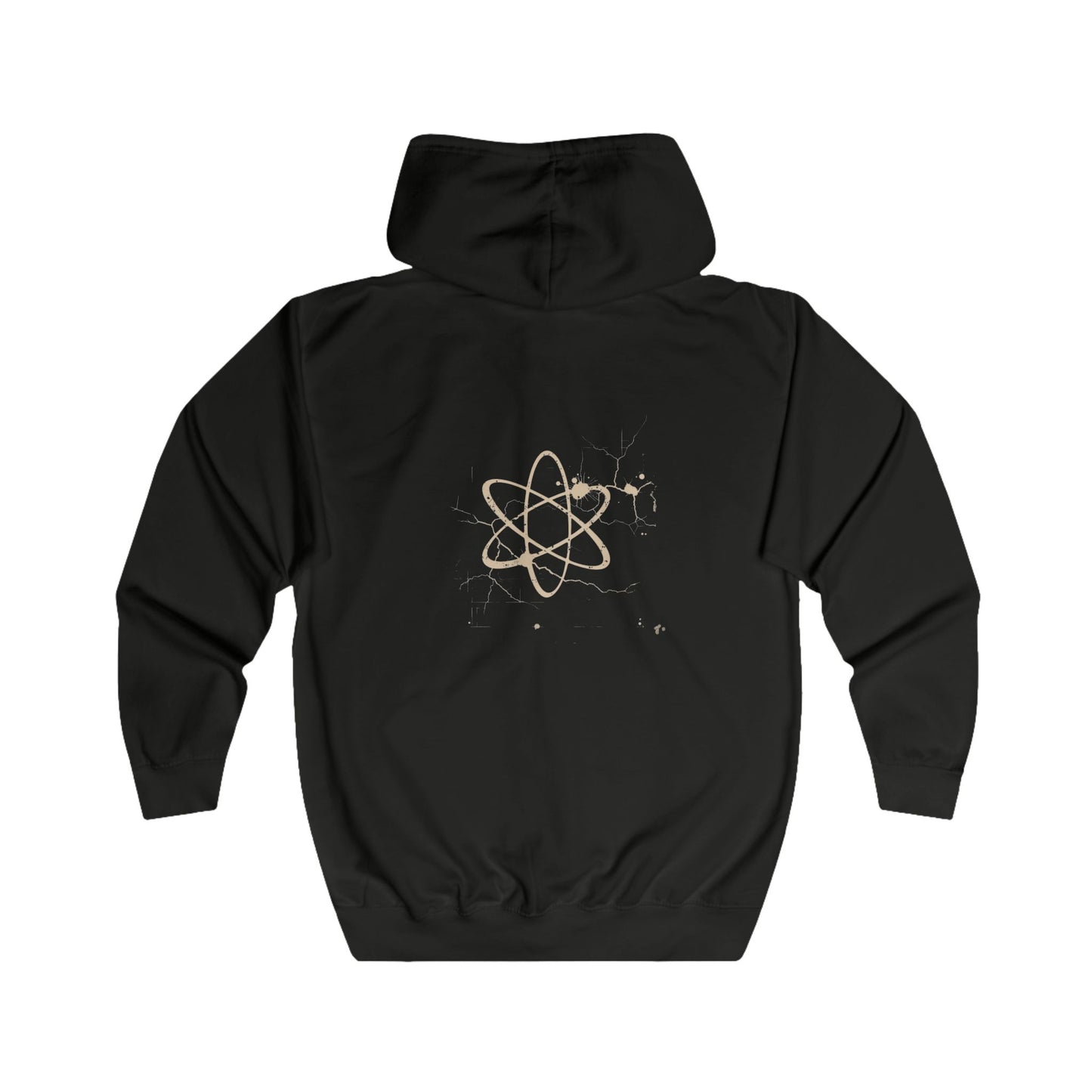 FIRST PRESS - HUMAN EDITION - UNISEX RELAXED ZIP HOODIE - "Underground Physics"