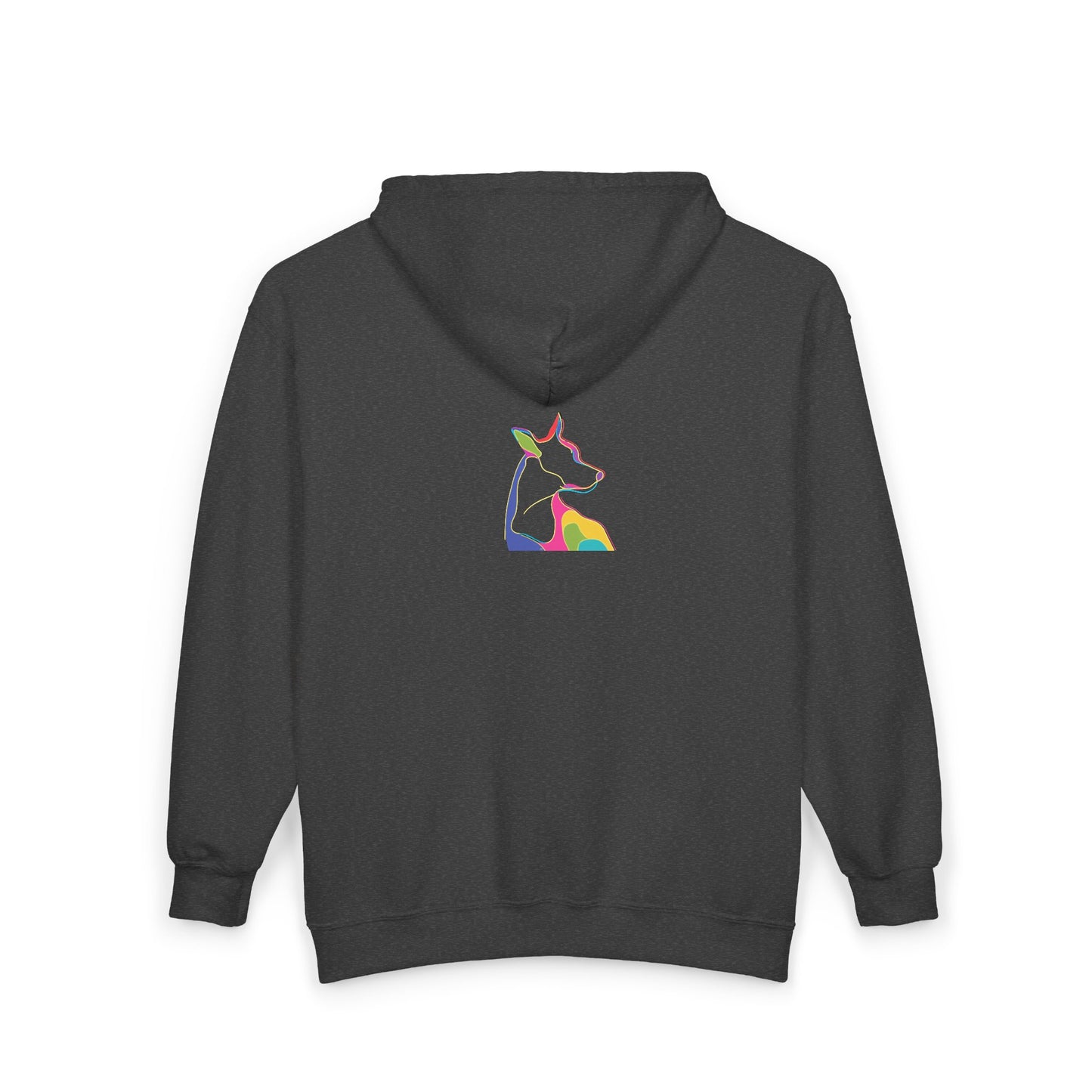 FIRST PRESS - HUMAN EDITION - UNISEX HEAVY BLEND™ ZIP HOODIE - "Canine Flow"