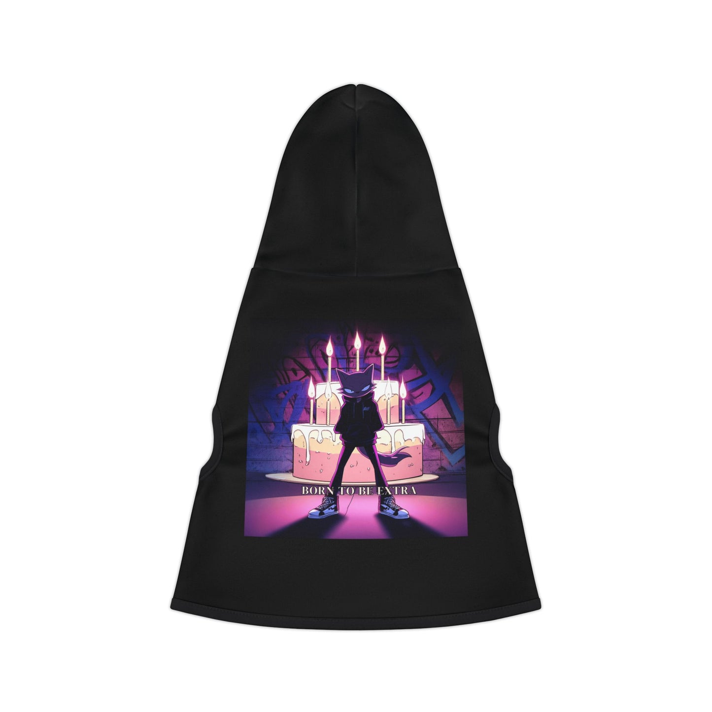 FIRST PRESS - BIRTHDAY DROP - "Born To Be Extra" - Cat Edition - Essential Lightweight Hoodie