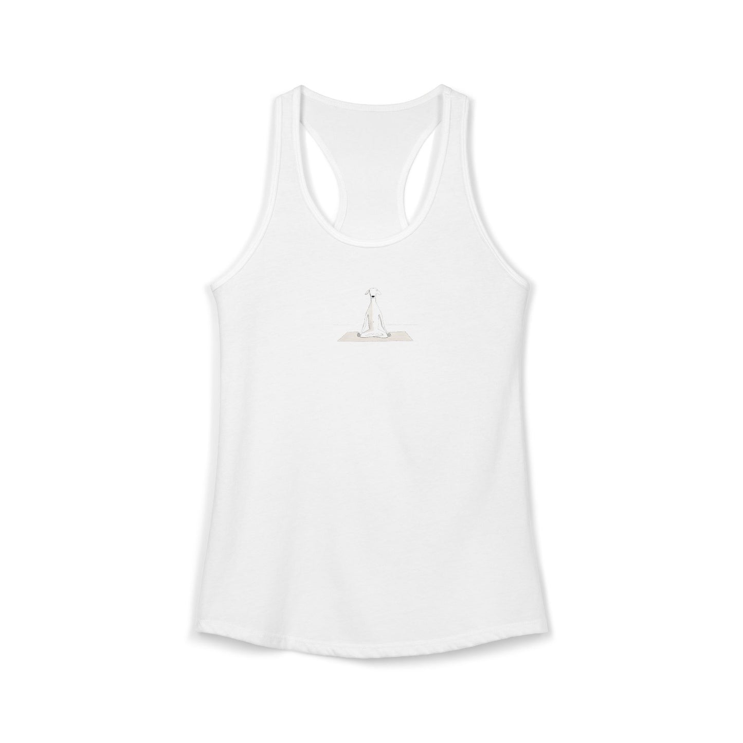 FIRST PRESS - HUMAN EDITION - WOMEN'S RACERBACK TANK TOP - "Still Point"