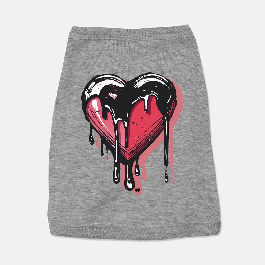 FIRST PRESS - INK & EDGE COLLECTION - "Melting Heart" Tee