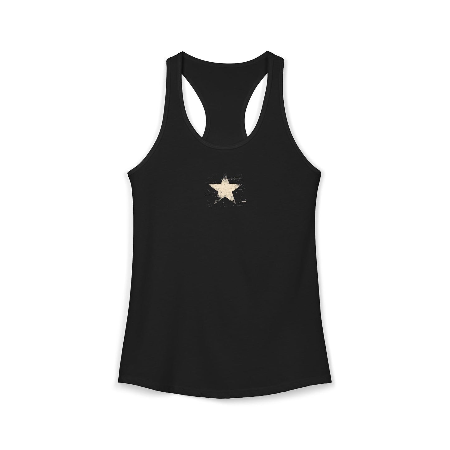 FIRST PRESS - HUMAN EDITION - WOMEN'S RACERBACK TANK TOP - "Analog Star"