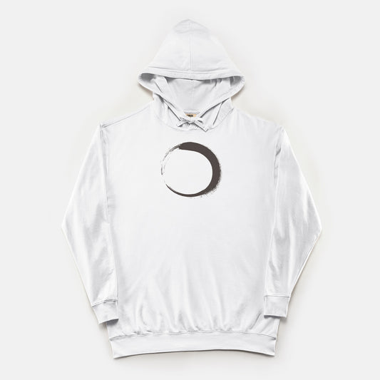 FIRST PRESS - HUMAN EDITION - UNISEX LIGHTWEIGHT HOODED SWEATSHIRT - "Half Mark"