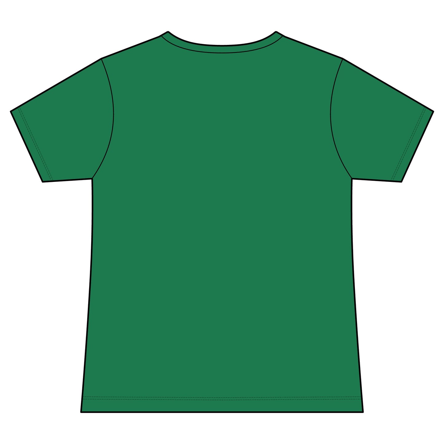 FIRST PRESS - HUMAN EDITION - WOMEN'S V-NECK TEE - "Ghost Flower"