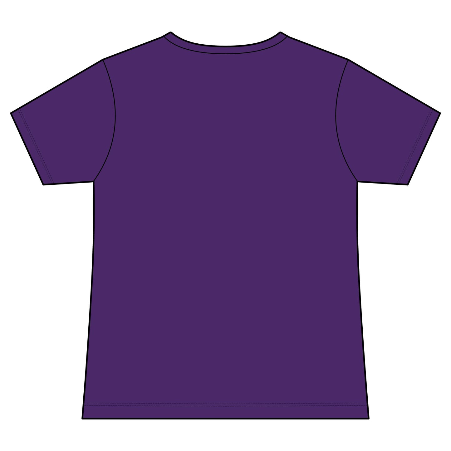 FIRST PRESS - HUMAN EDITION - WOMEN'S V-NECK TEE - "Ghost Flower"