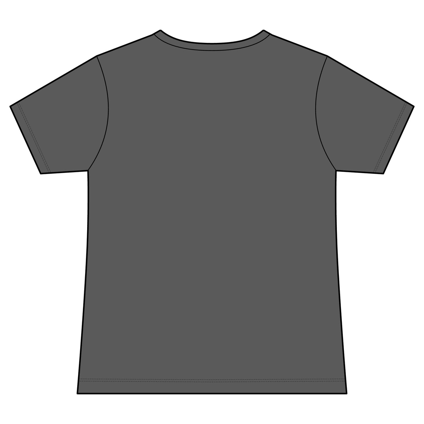FIRST PRESS - HUMAN EDITION - WOMEN'S V-NECK TEE - "Ghost Flower"