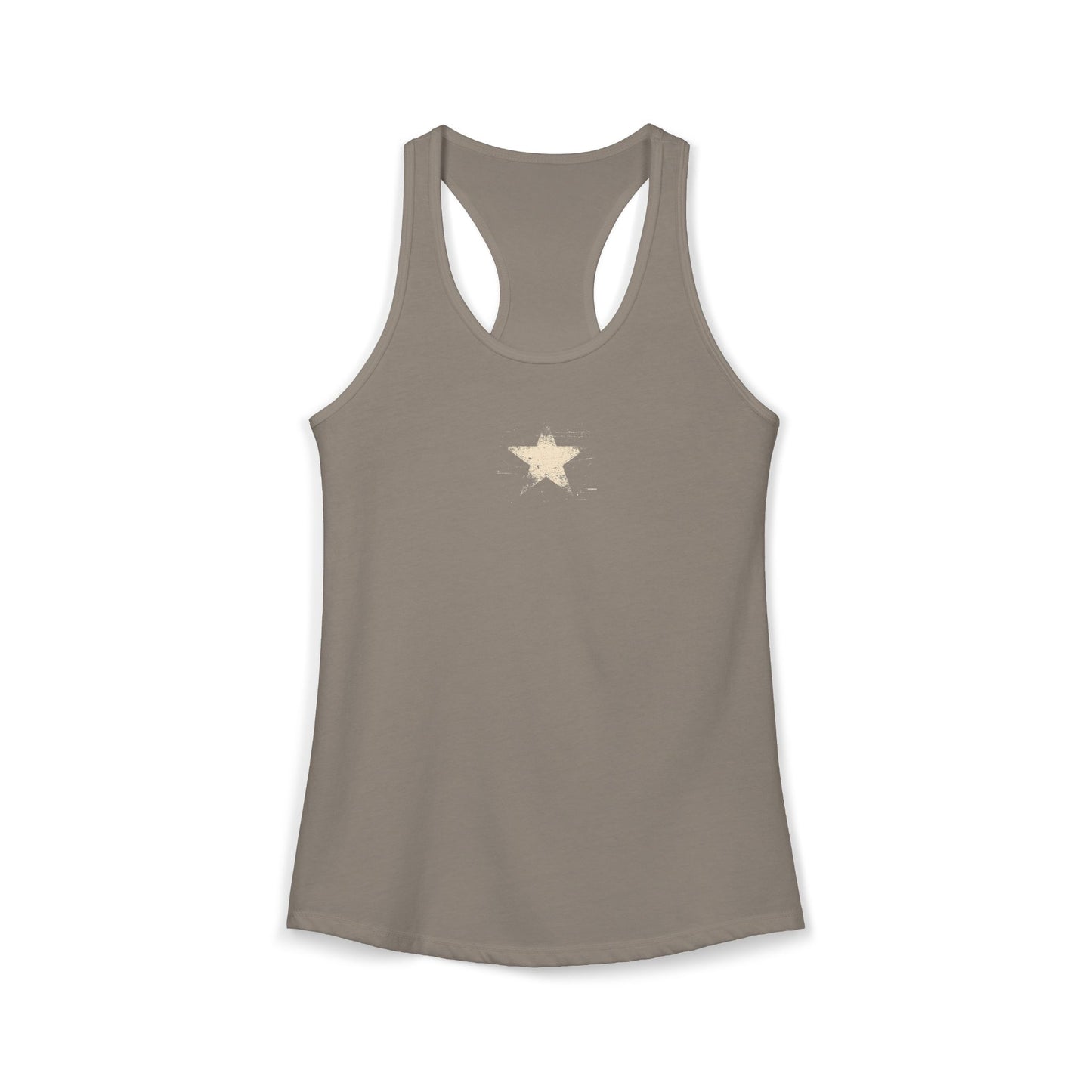 FIRST PRESS - HUMAN EDITION - WOMEN'S RACERBACK TANK TOP - "Analog Star"