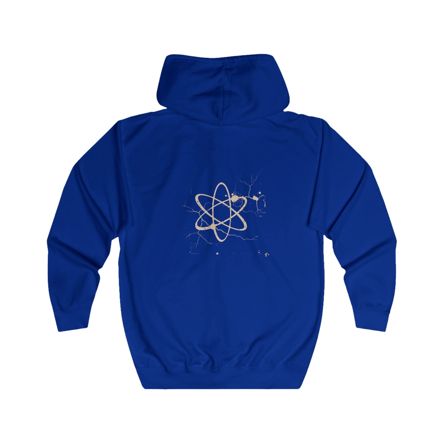 FIRST PRESS - HUMAN EDITION - UNISEX RELAXED ZIP HOODIE - "Underground Physics"