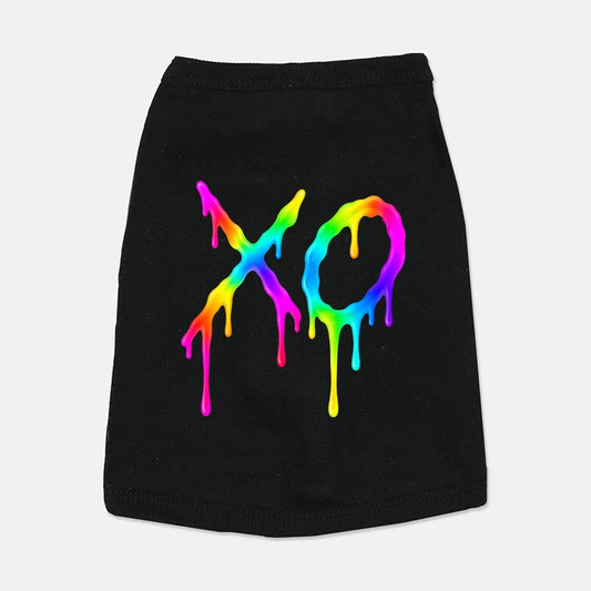 FIRST PRESS - PETS - TEES - "NEON XO"