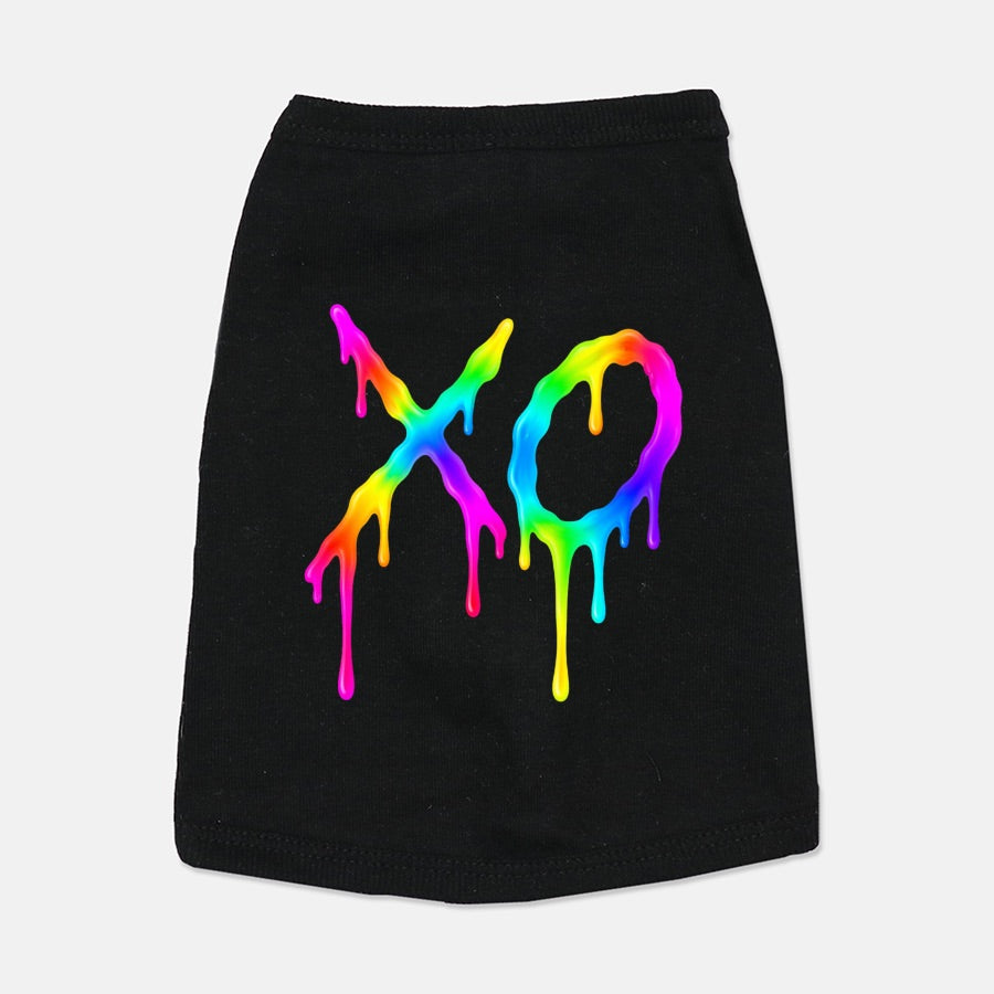 FIRST PRESS - PETS - TEES - "NEON XO"