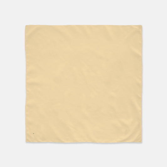 FIRST PRESS - HUMAN EDITION - BANDANA SCARF - Butter Yellow