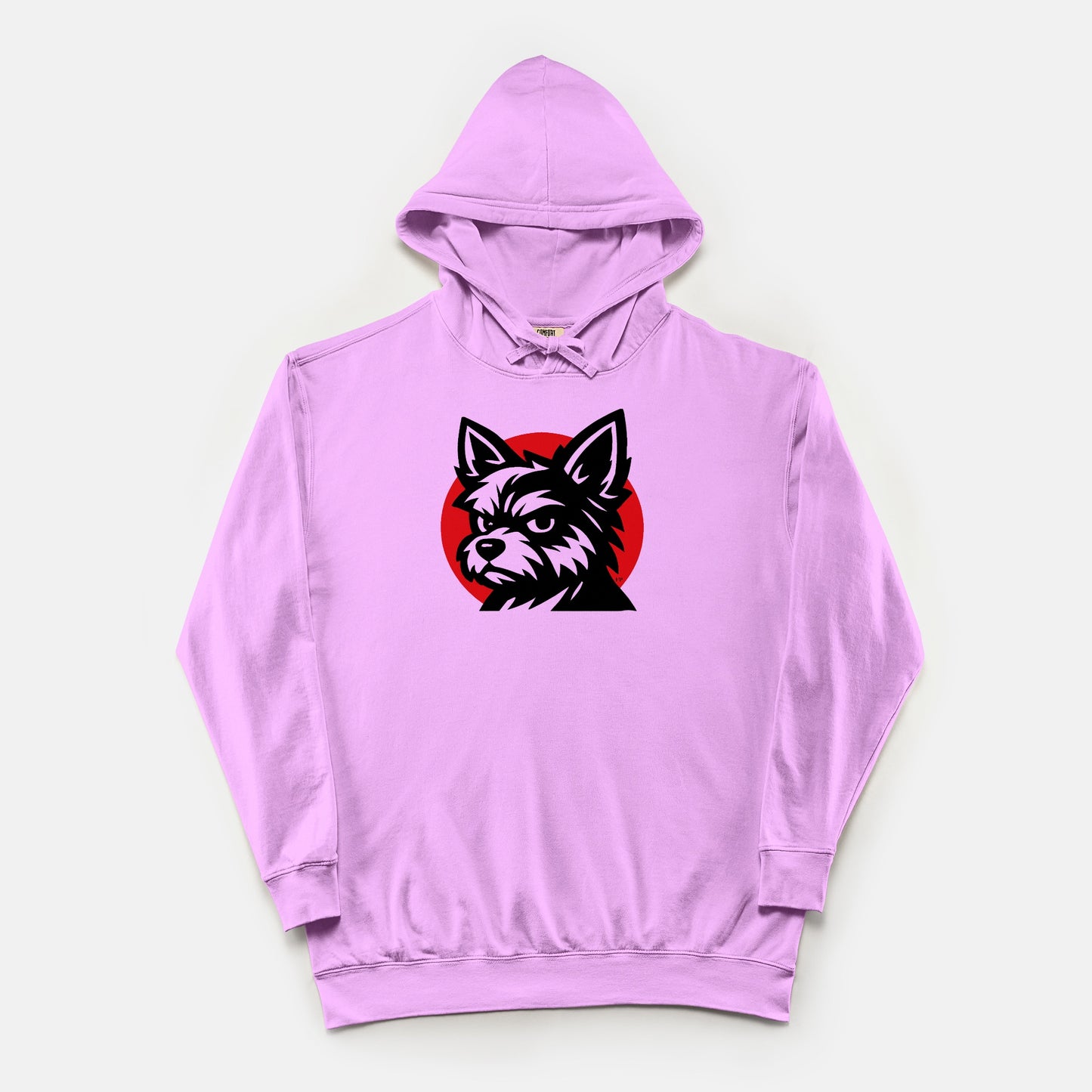 FIRST PRESS - HUMAN EDITION - UNISEX LIGHTWEIGHT HOODED SWEATSHIRT - "Urban Pup"