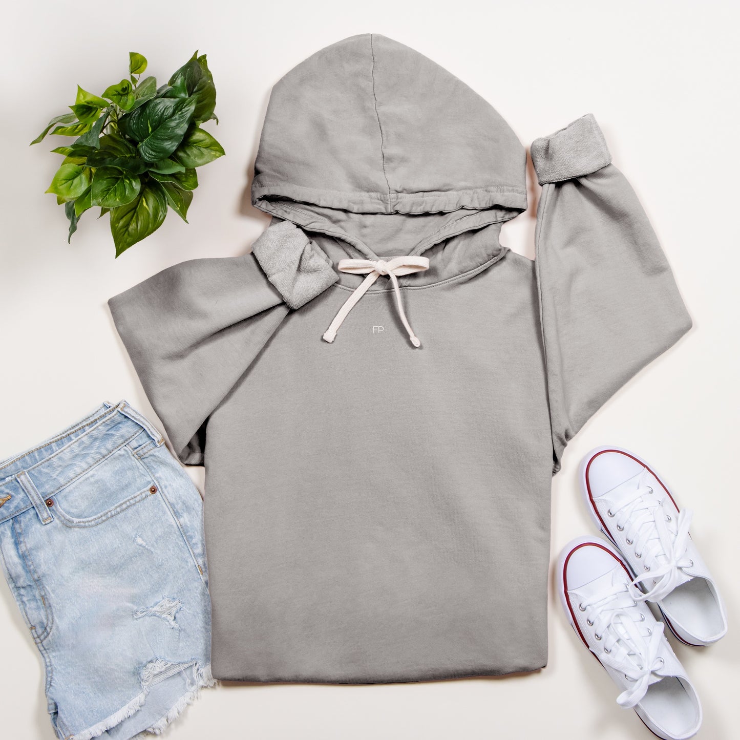 FIRST PRESS - HUMAN EDITION - UNISEX LIGHTWEIGHT HOODED SWEATSHIRT - "Quiet Bolt"
