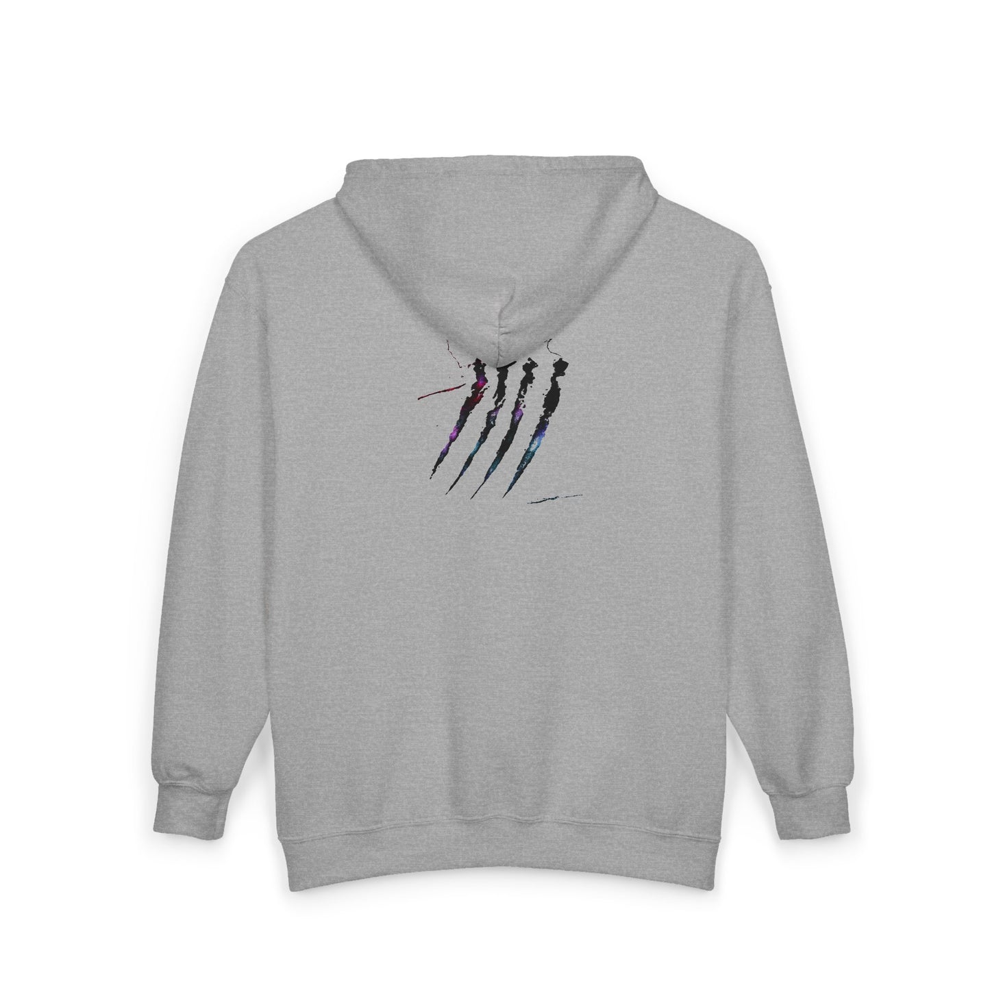 FIRST PRESS - HUMAN EDITION - UNISEX HEAVY BLEND™ ZIP HOODIE - "Cold Cat"