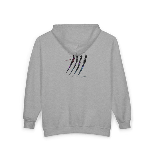 FIRST PRESS - HUMAN EDITION - UNISEX HEAVY BLEND™ ZIP HOODIE - "Cold Cat"
