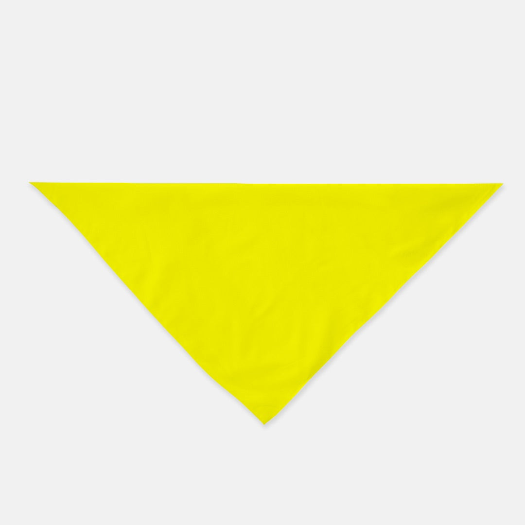 FIRST PRESS - HUMAN EDITION - BANDANA SCARF - Neon Yellow