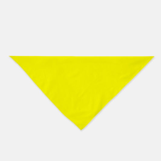 FIRST PRESS - HUMAN EDITION - BANDANA SCARF - Neon Yellow