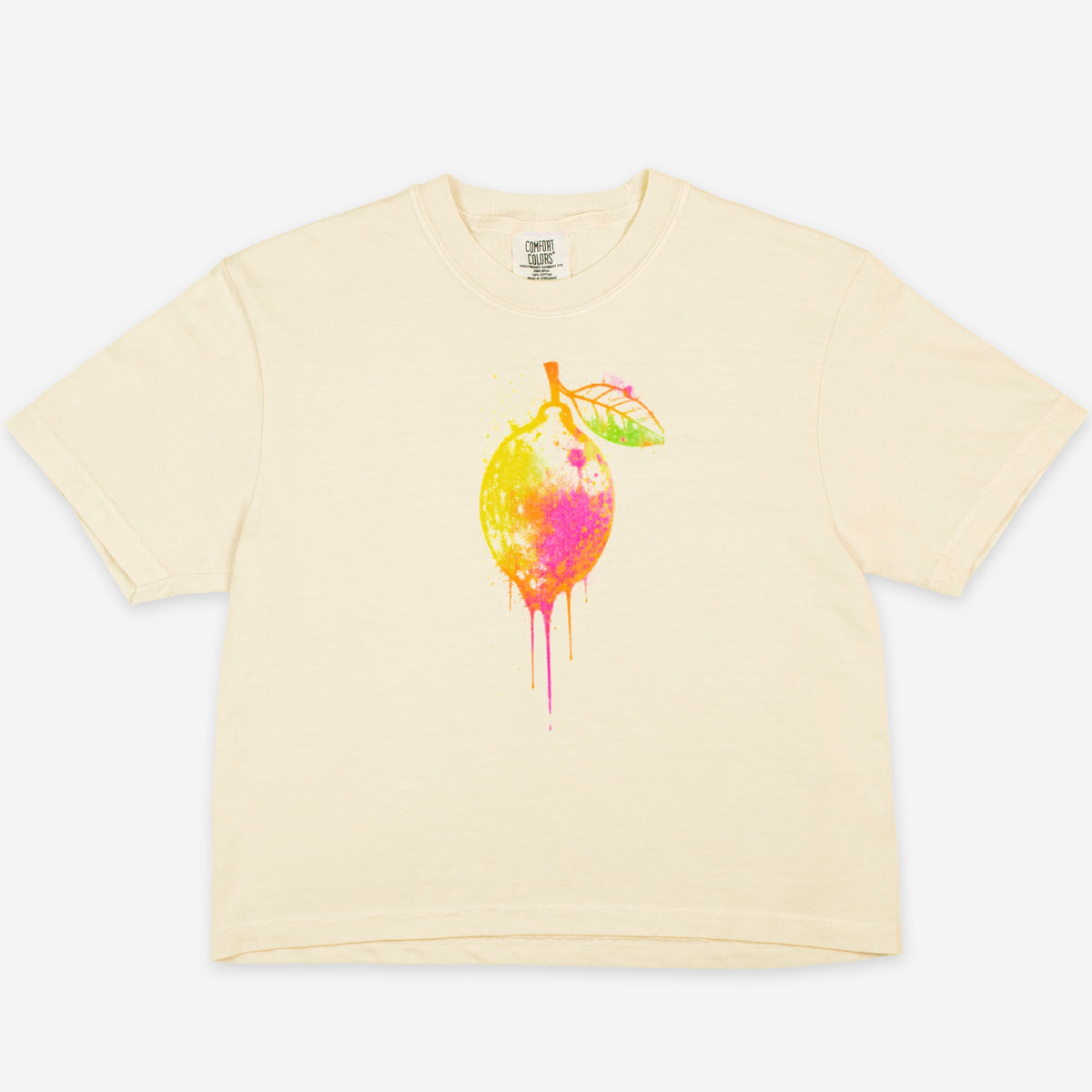 FIRST PRESS - HUMAN EDITION - WOMEN'S CROPPED BOXY TEE - "Blissfully Untamed"