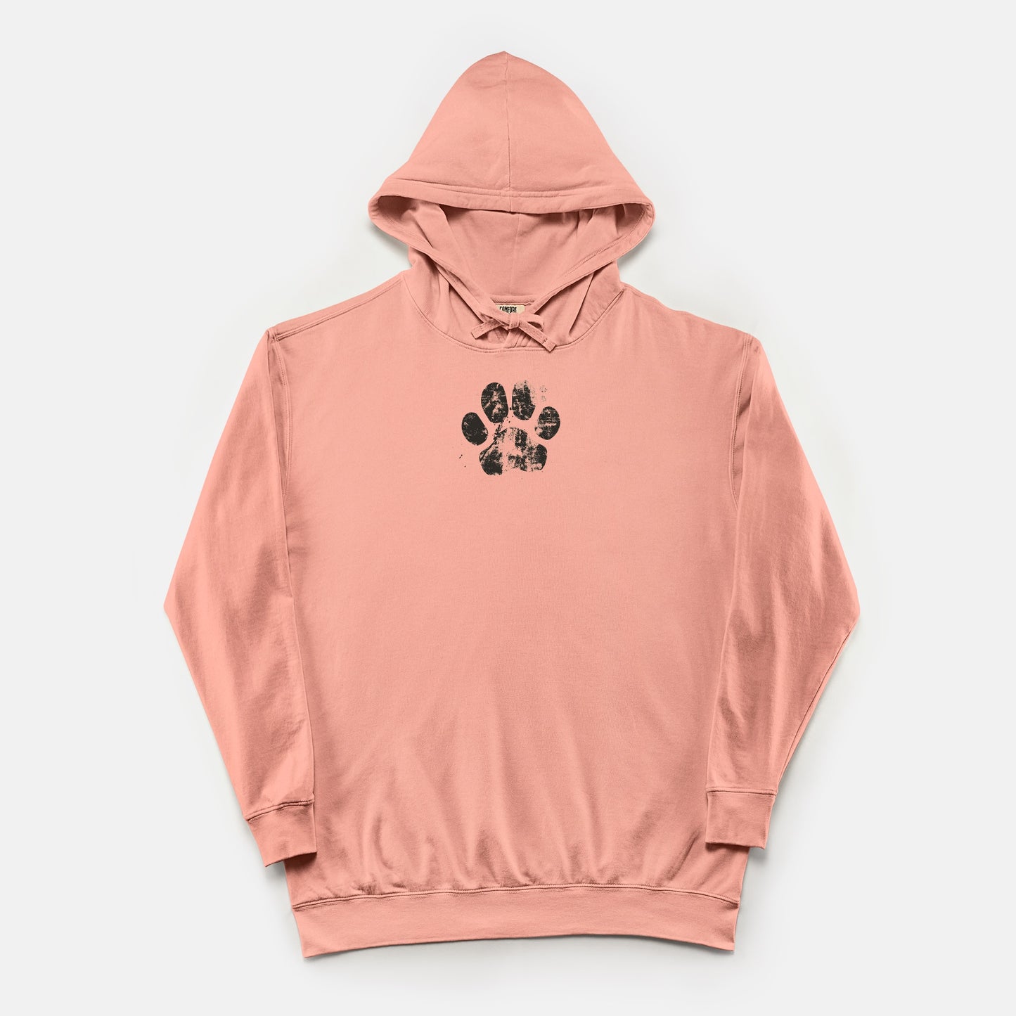 FIRST PRESS - HUMAN EDITION - UNISEX LIGHTWEIGHT HOODED SWEATSHIRT - "Pressed Paw"