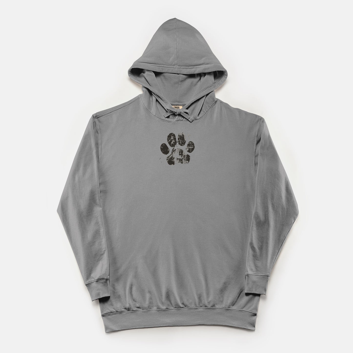 FIRST PRESS - HUMAN EDITION - UNISEX LIGHTWEIGHT HOODED SWEATSHIRT - "Pressed Paw"