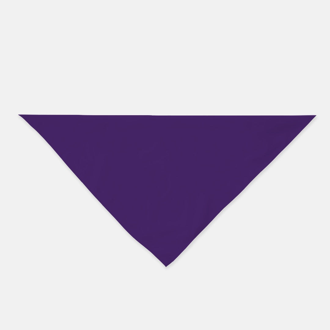 FIRST PRESS - HUMAN EDITION - BANDANA SCARF - Deep Dark Purple