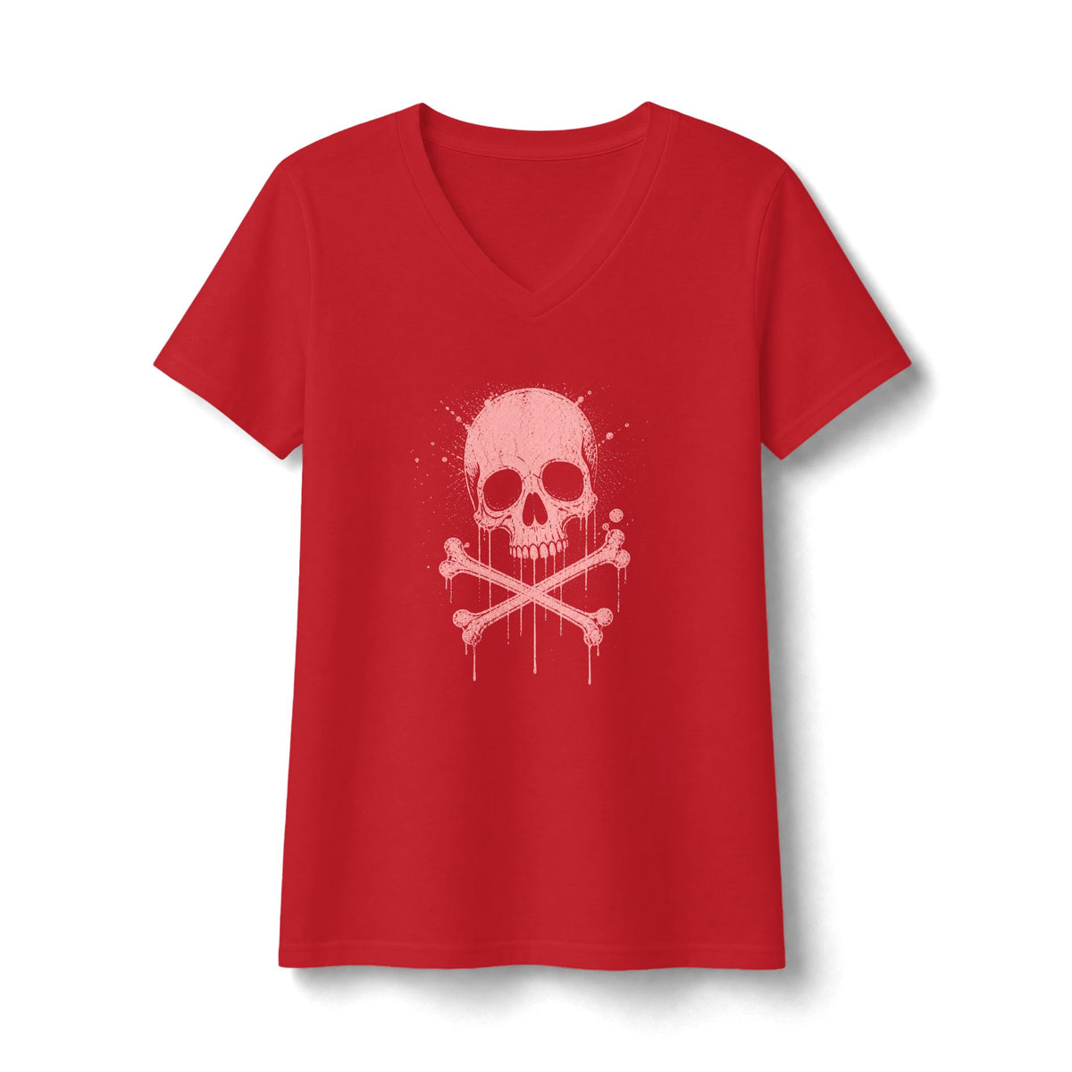 FIRST PRESS - HUMAN EDITION - WOMEN'S V-NECK TEE - "Sweet Surrender"