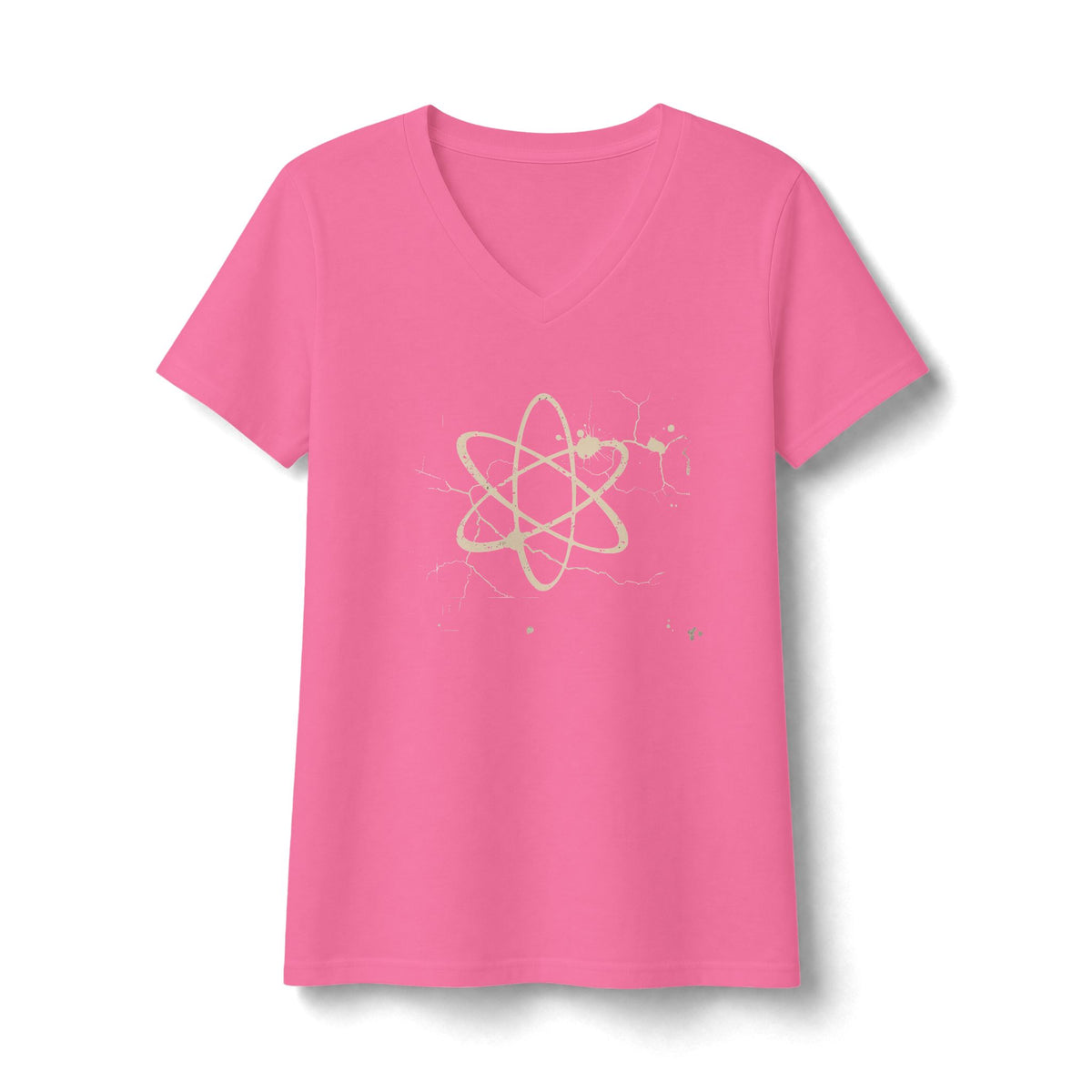 FIRST PRESS - HUMAN EDITION - WOMEN'S V-NECK TEE - "Underground Physics"