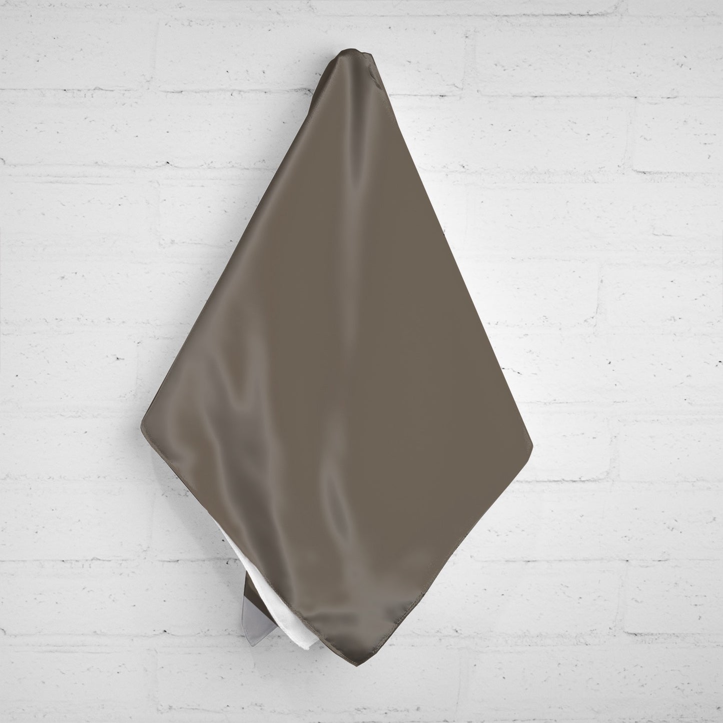 FIRST PRESS - HUMAN EDITION - BANDANA SCARF - Greyish Brown