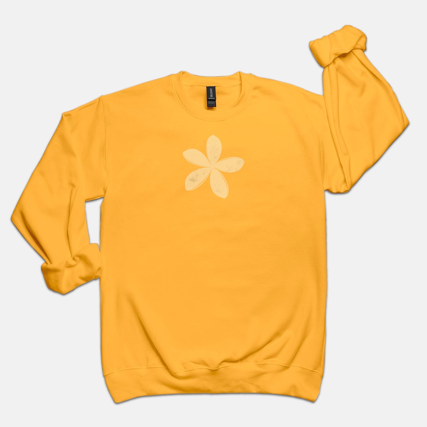 FIRST PRESS - HUMAN EDITION - UNISEX CREWNECK SWEATSHIRT - "Ghost Flower"