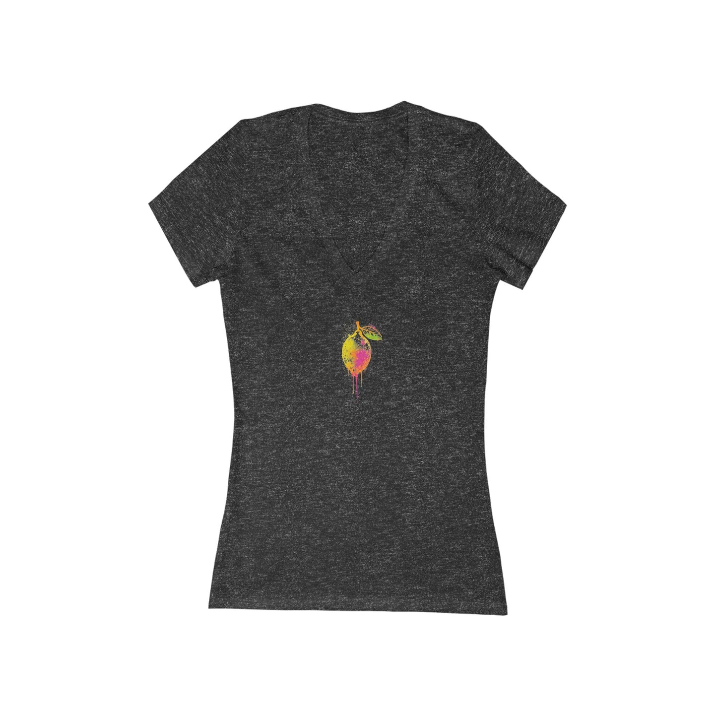 FIRST PRESS - HUMAN EDITION - WOMEN'S DEEP V-NECK TEE - "Blissfully Untamed"