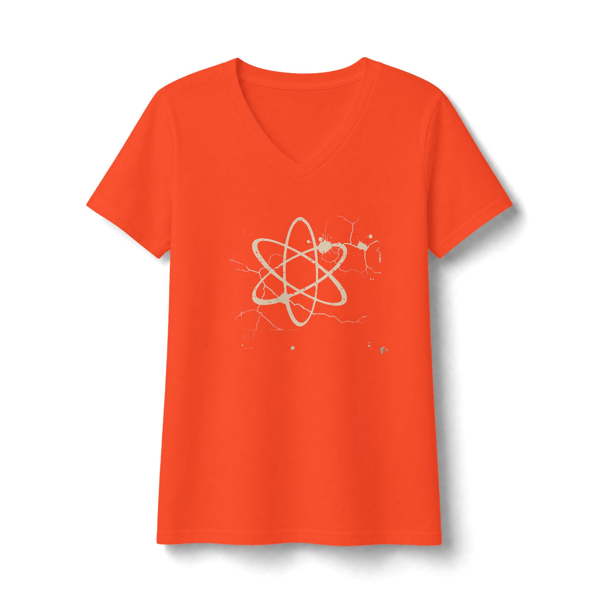 FIRST PRESS - HUMAN EDITION - WOMEN'S V-NECK TEE - "Underground Physics"