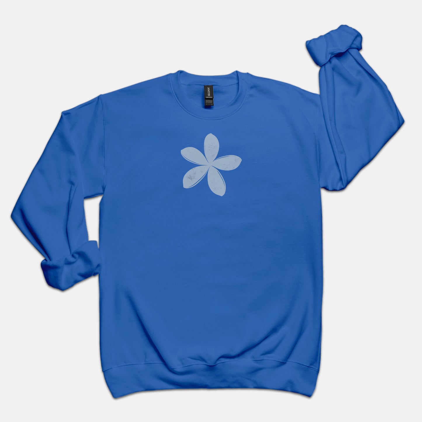 FIRST PRESS - HUMAN EDITION - UNISEX CREWNECK SWEATSHIRT - "Ghost Flower"