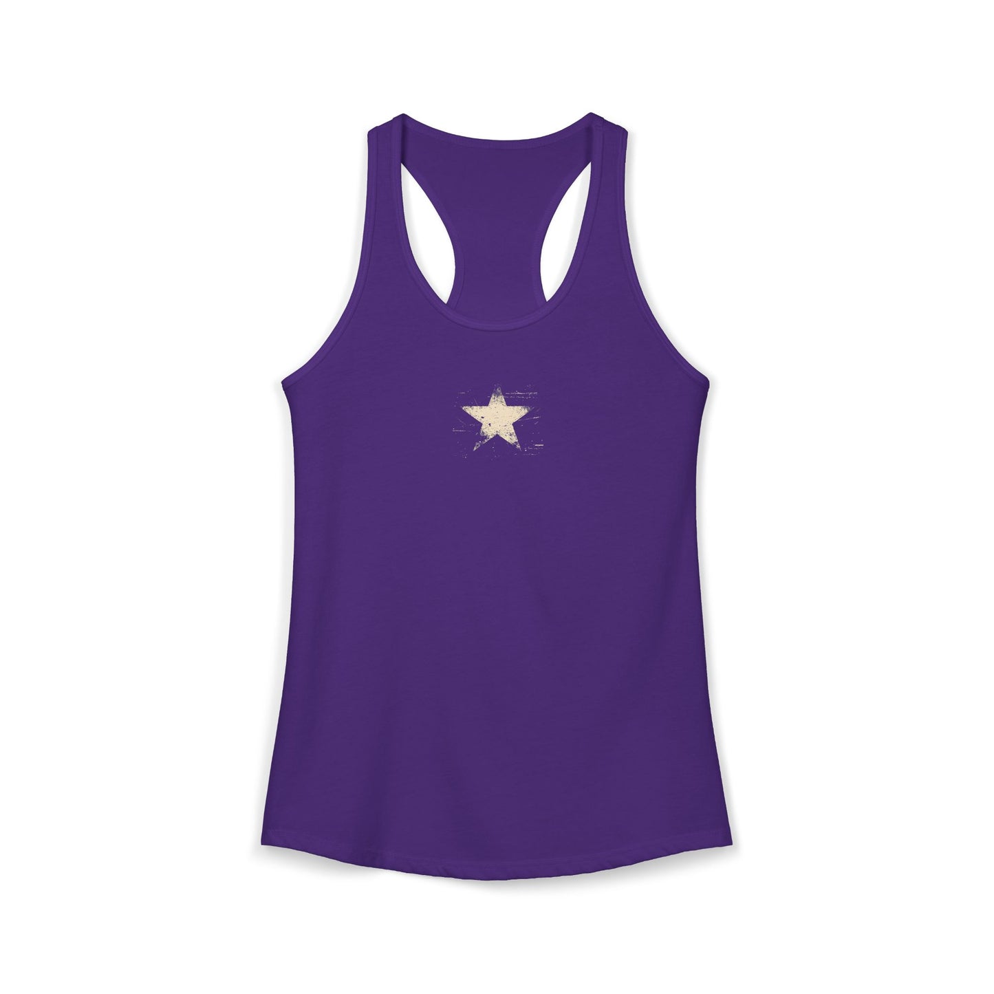 FIRST PRESS - HUMAN EDITION - WOMEN'S RACERBACK TANK TOP - "Analog Star"