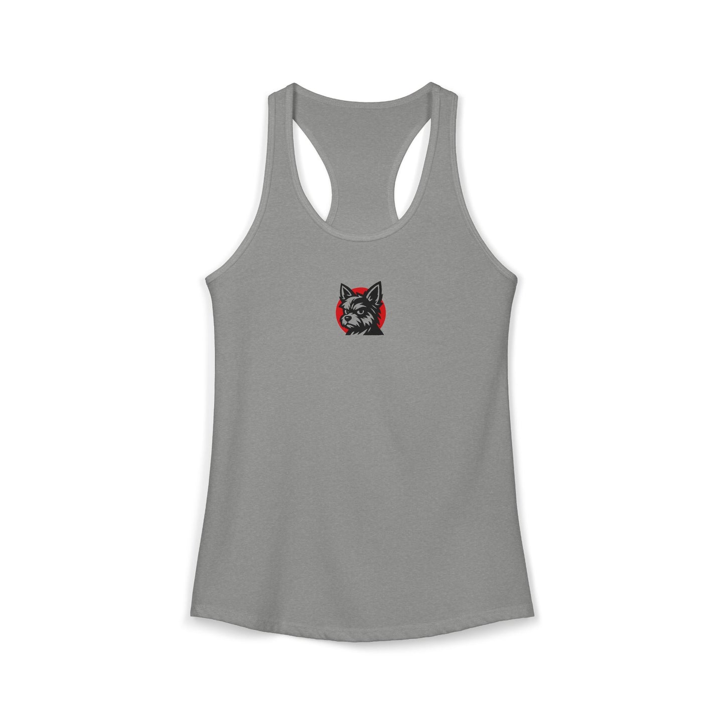 FIRST PRESS - HUMAN EDITION - WOMEN'S RACERBACK TANK TOP - "Urban Pup"