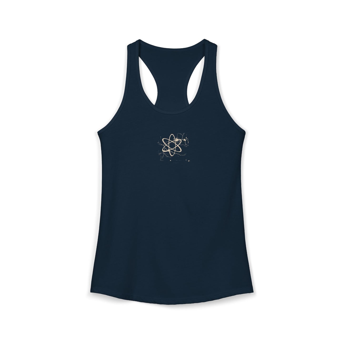 FIRST PRESS - HUMAN EDITION - WOMEN'S RACERBACK TANK TOP - "Underground Physics"
