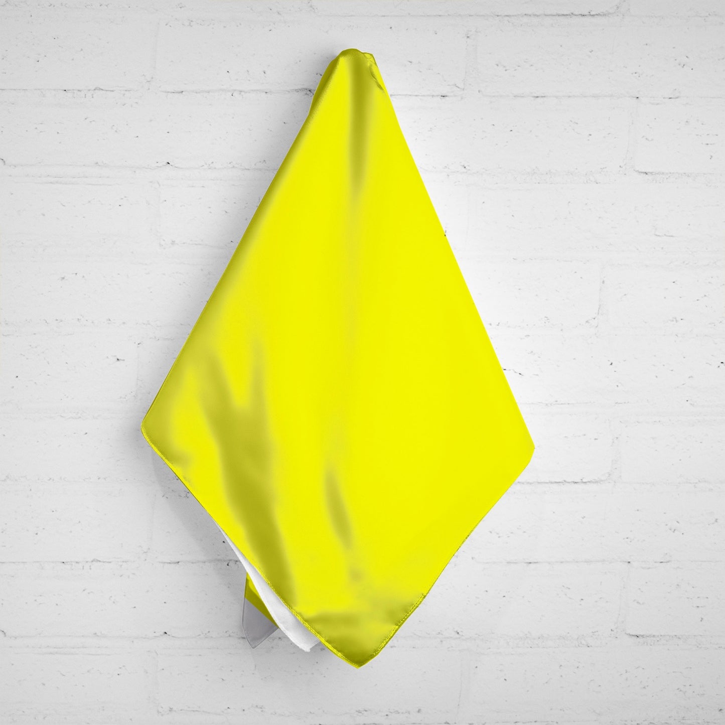 FIRST PRESS - HUMAN EDITION - BANDANA SCARF - Neon Yellow