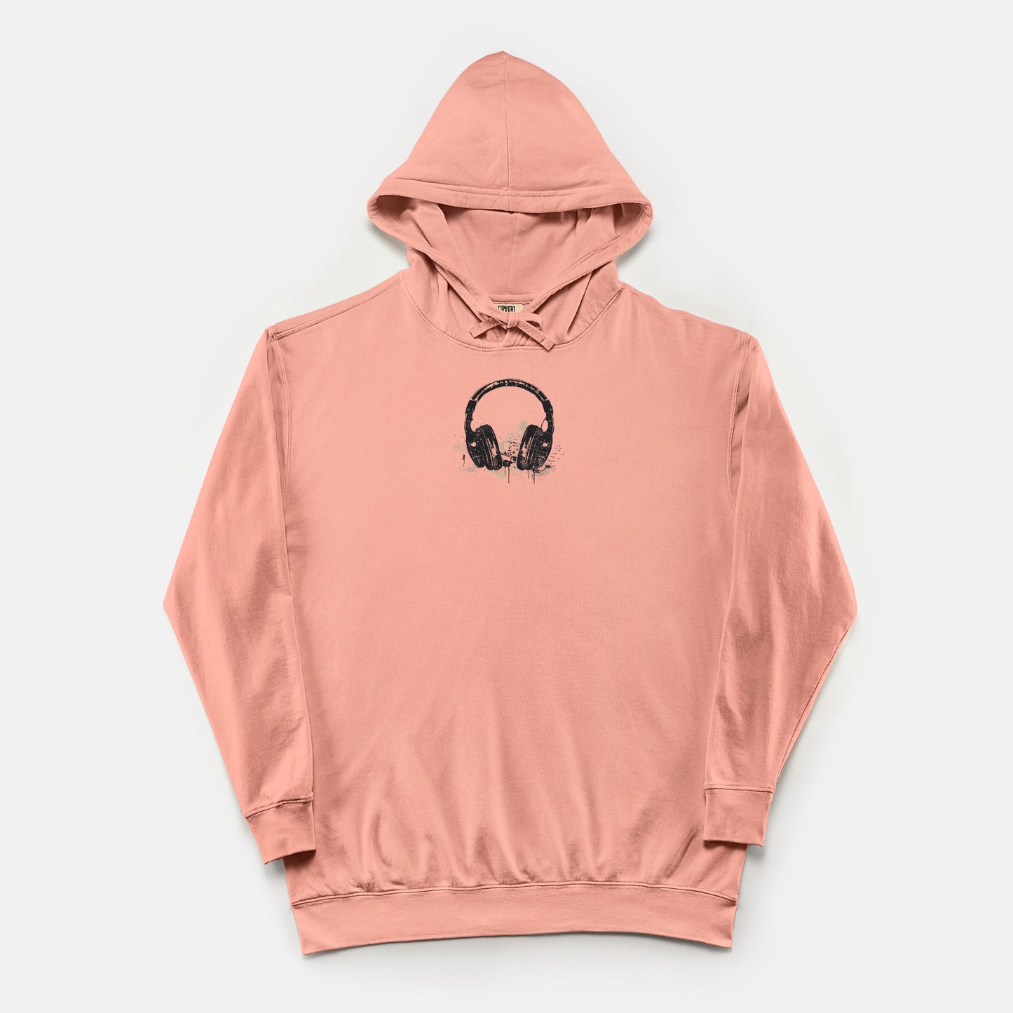 FIRST PRESS - HUMAN EDITION - UNISEX LIGHTWEIGHT HOODED SWEATSHIRT - "After Hours Headphones"