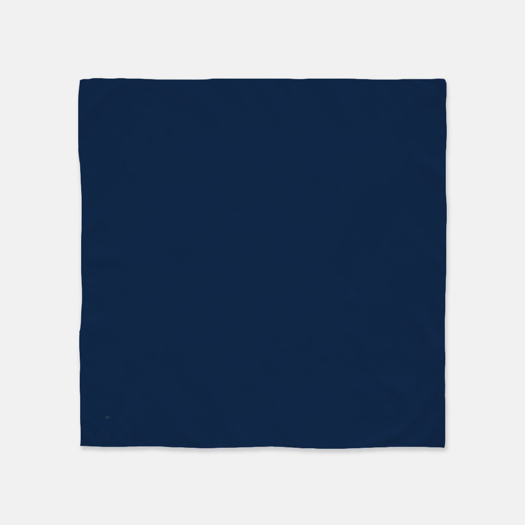 FIRST PRESS - HUMAN EDITION - BANDANA SCARF - Navy Blue