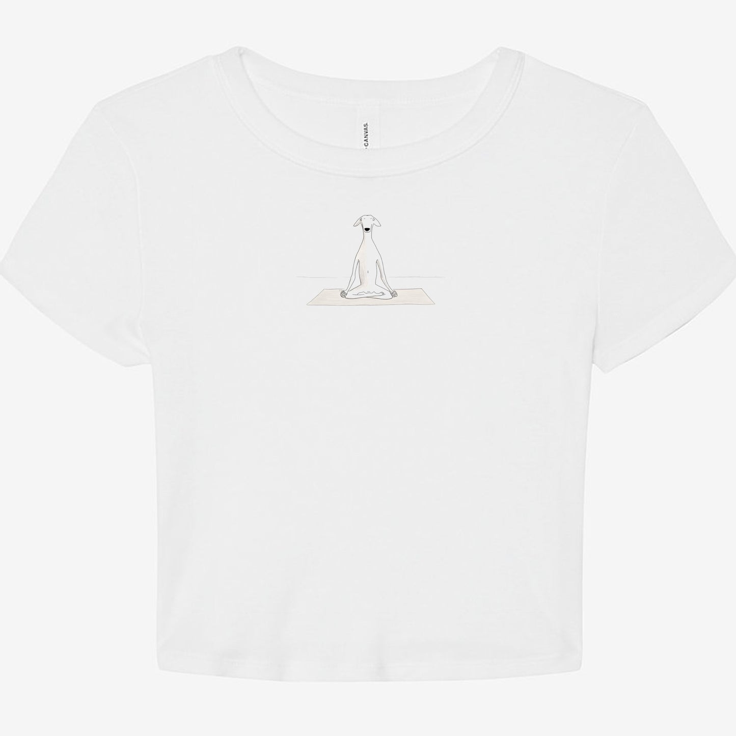 FIRST PRESS - HUMAN EDITION - WOMEN'S MICRO RIB BABY TEE - "Still Point"