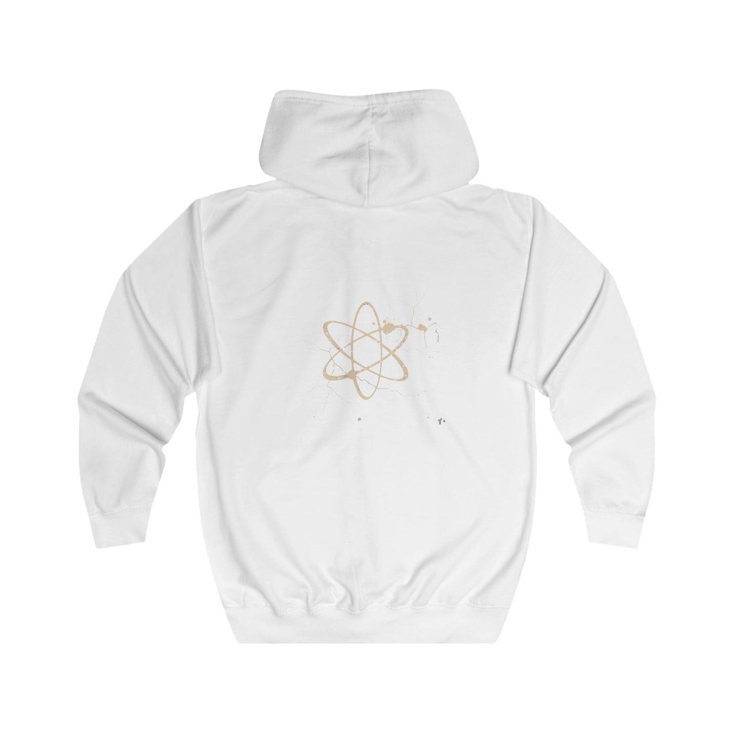 FIRST PRESS - HUMAN EDITION - UNISEX RELAXED ZIP HOODIE - "Underground Physics"