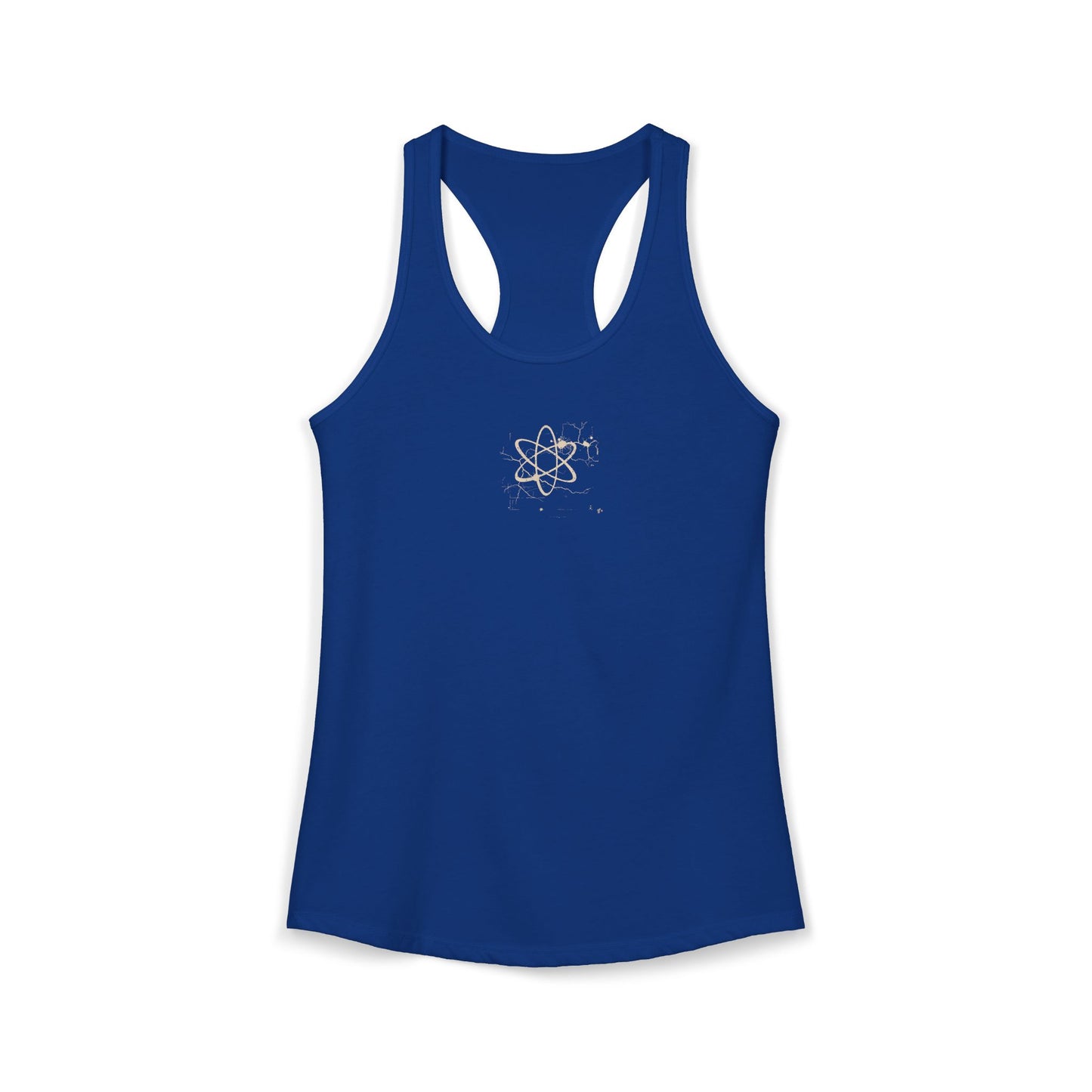 FIRST PRESS - HUMAN EDITION - WOMEN'S RACERBACK TANK TOP - "Underground Physics"