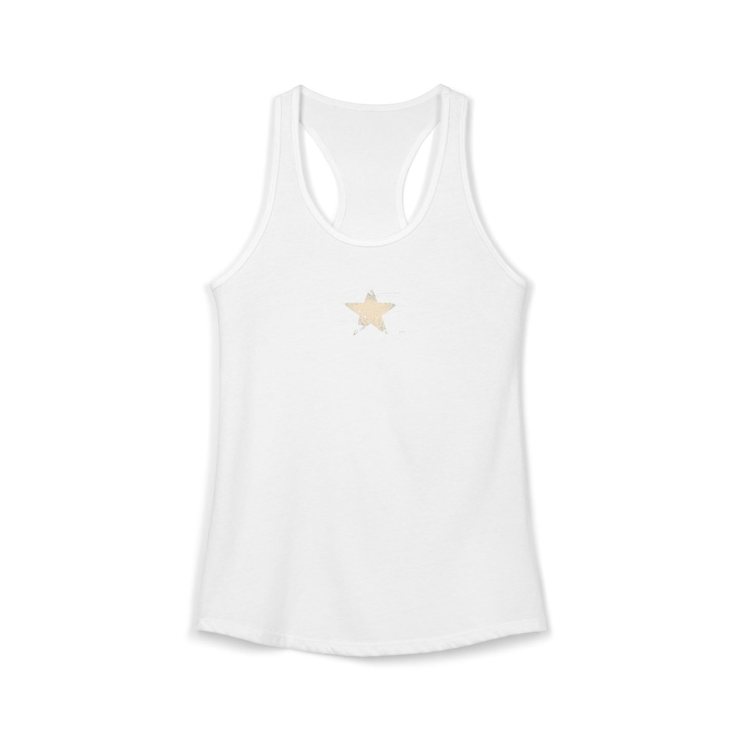 FIRST PRESS - HUMAN EDITION - WOMEN'S RACERBACK TANK TOP - "Analog Star"