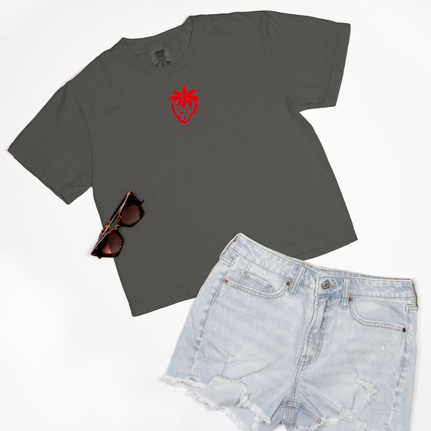 FIRST PRESS - HUMAN EDITION - WOMEN'S CROPPED BOXY TEE - "Not Today"