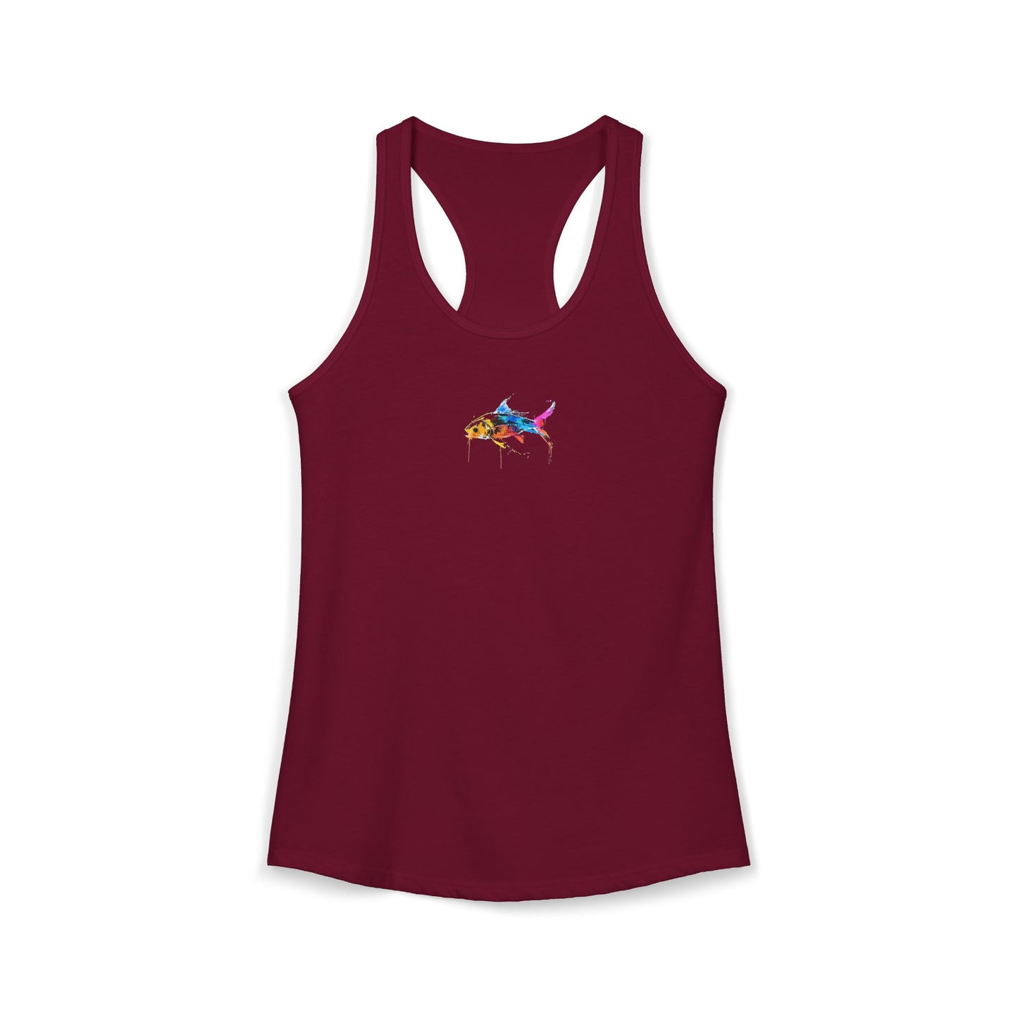 FIRST PRESS - HUMAN EDITION - WOMEN'S RACERBACK TANK TOP - "Wild Current"