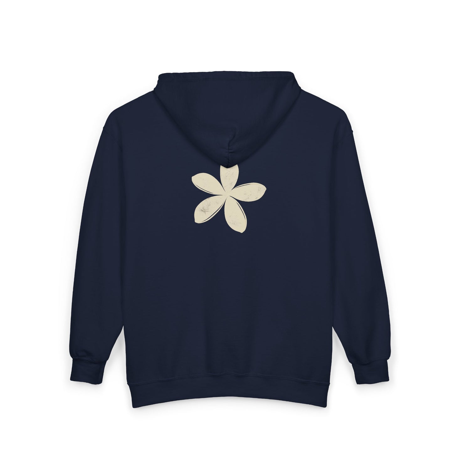 FIRST PRESS - HUMAN EDITION - UNISEX HEAVY BLEND™ ZIP HOODIE - "Ghost Flower"