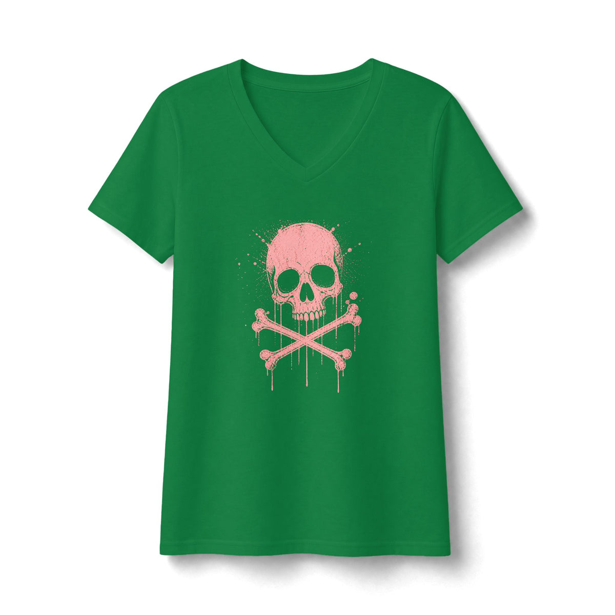 FIRST PRESS - HUMAN EDITION - WOMEN'S V-NECK TEE - "Sweet Surrender"