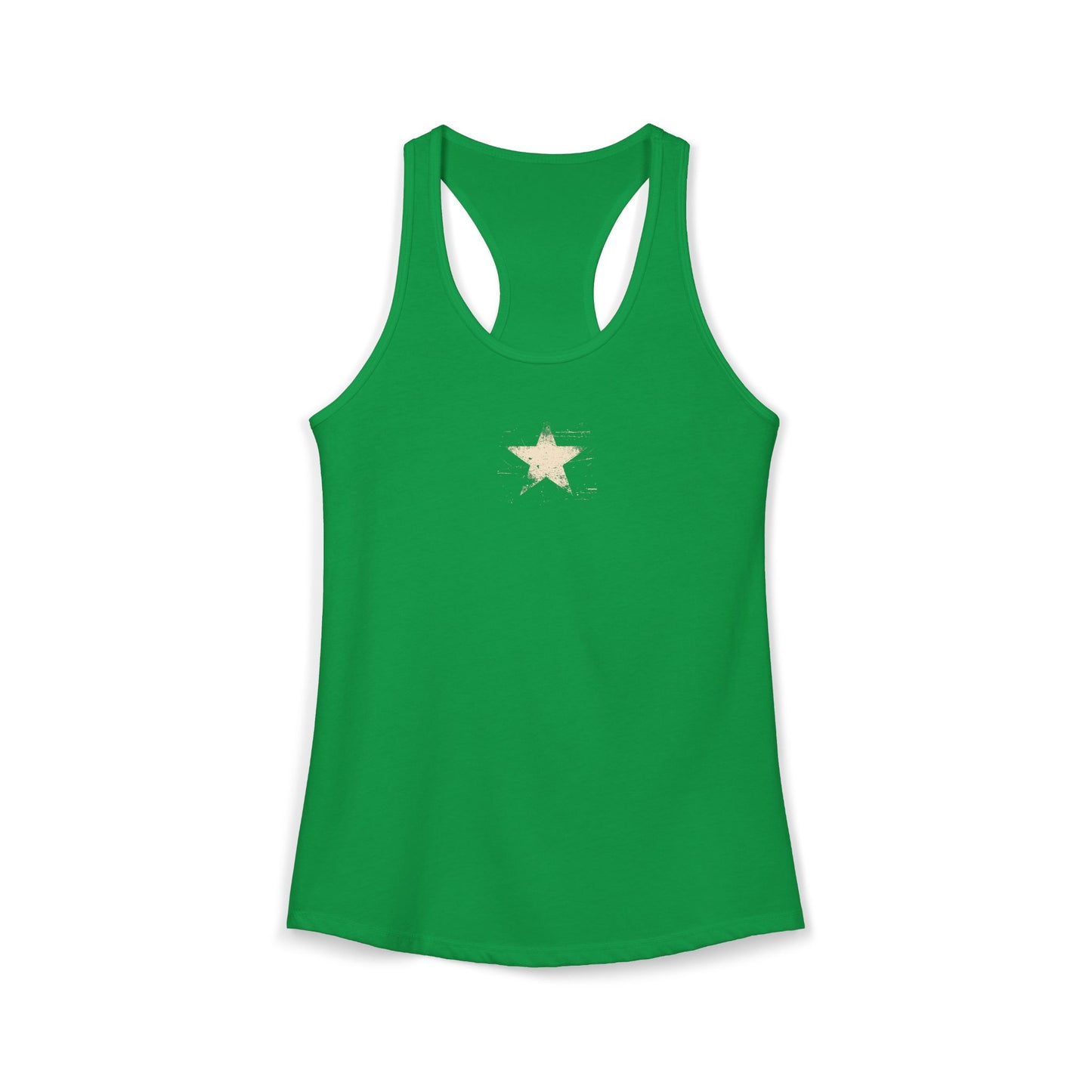 FIRST PRESS - HUMAN EDITION - WOMEN'S RACERBACK TANK TOP - "Analog Star"
