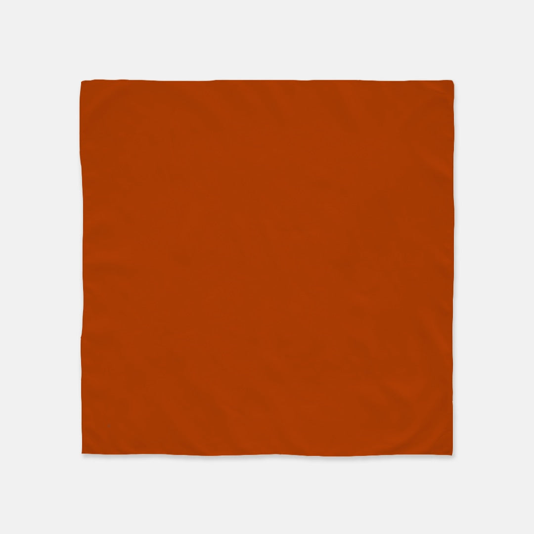 FIRST PRESS - HUMAN EDITION - BANDANA SCARF - Rust